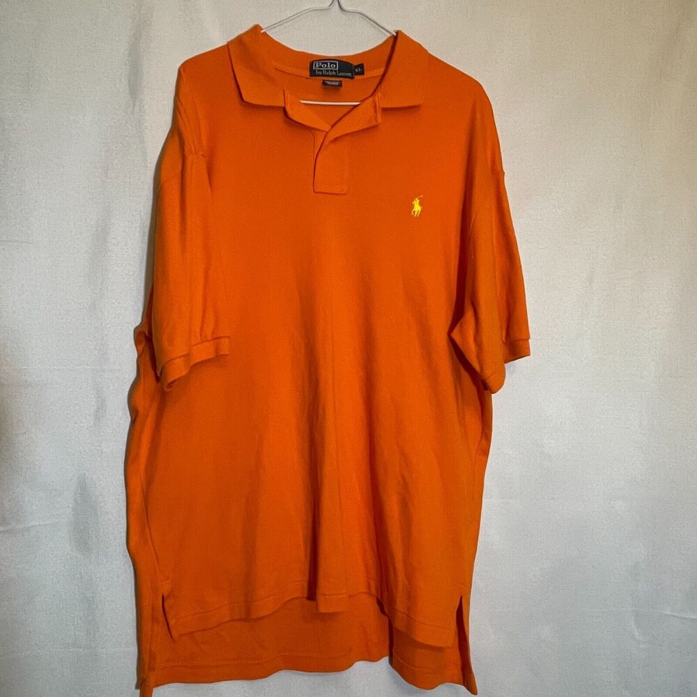 Men's Ralph‎ Lauren Short Sleeve Polo Orange XL